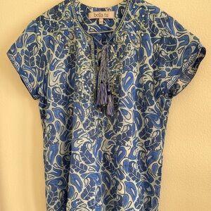 Bella Tu  Tunic Short Sleeve Shift Dress